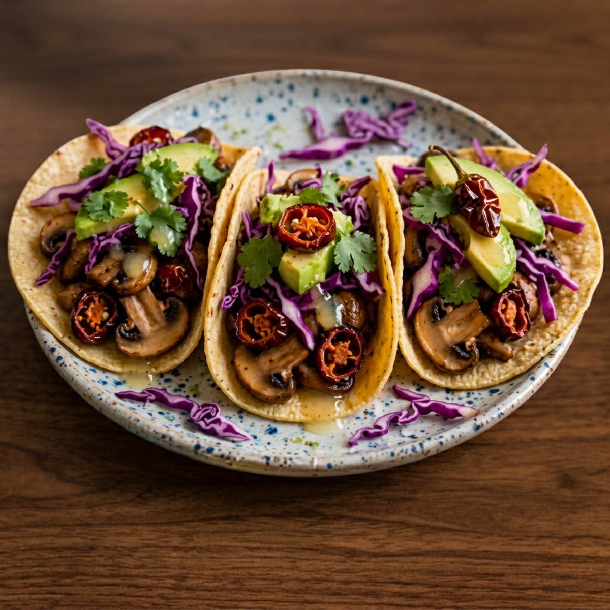 Mexican Chipotle Mushroom Tacos