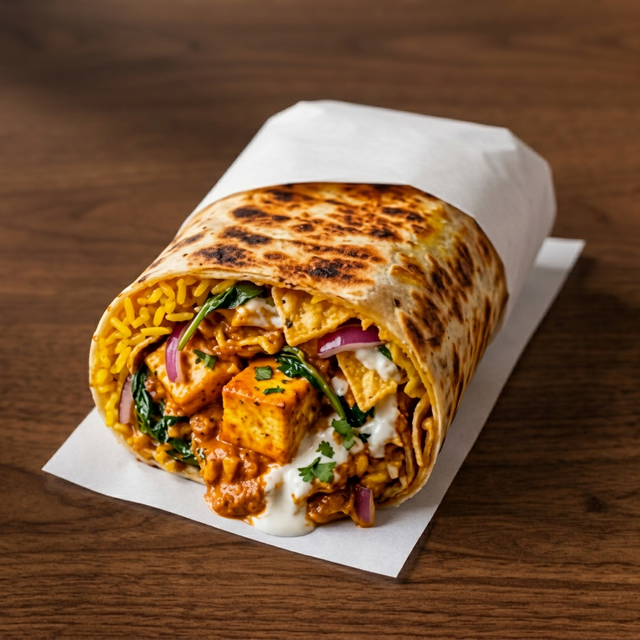 Masala Mama Burrito.