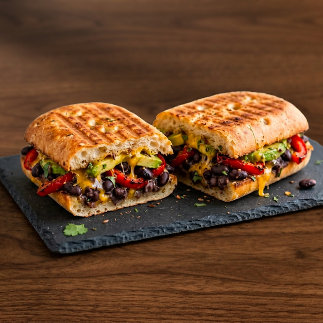 Southwest Black Bean Panini.