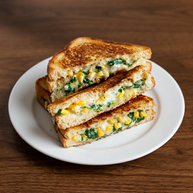Corn Spinach Sandwich