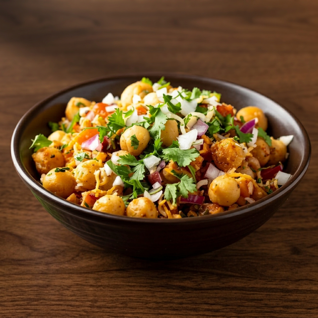 Spicy Chickpea Chaat.