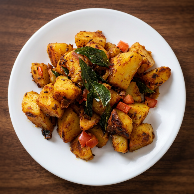 Aloo Jeera Achari (Pickle-Spiced Potatoes with Cumin).