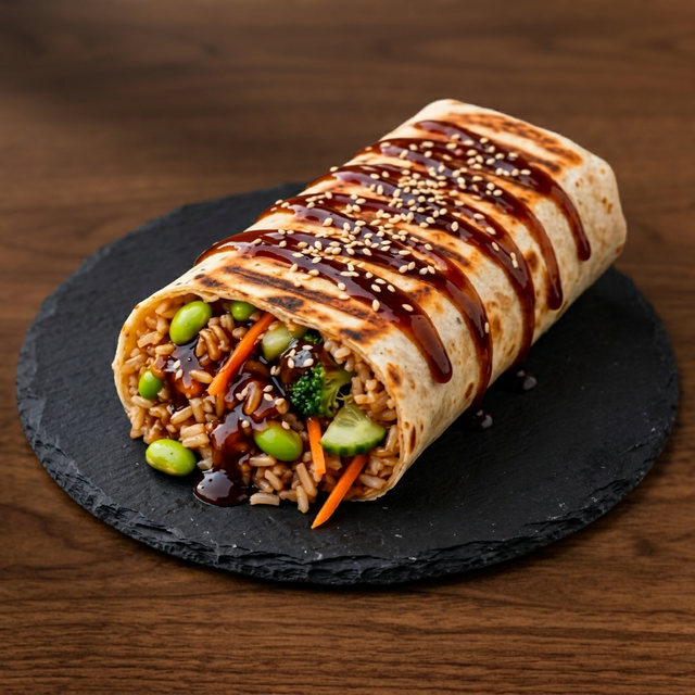East Meets West Burrito