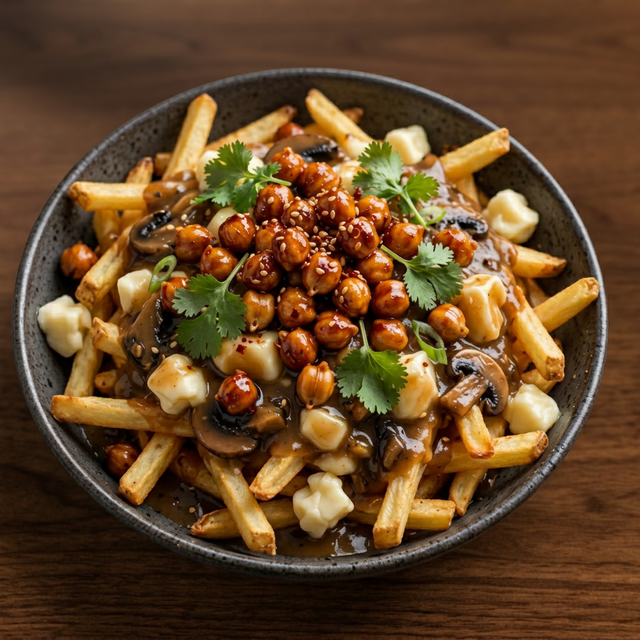 Curried Chickpea Poutine.