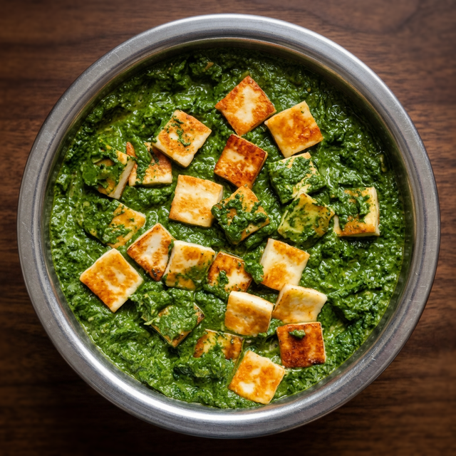 Palak Paneer (Spinach & Indian Cheese)