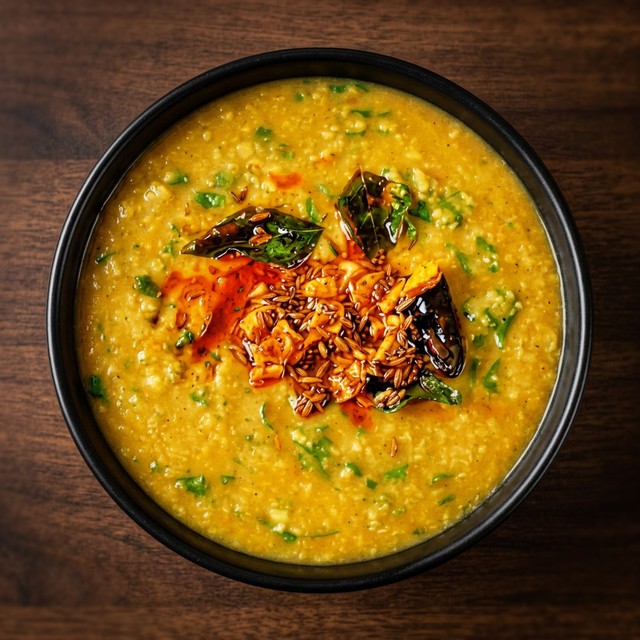 Spinach Daal (Spinach Lentils)