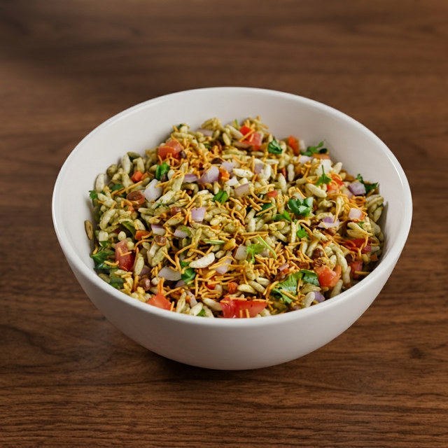 Bhel Puri (Savory Puffed Rice Snack).