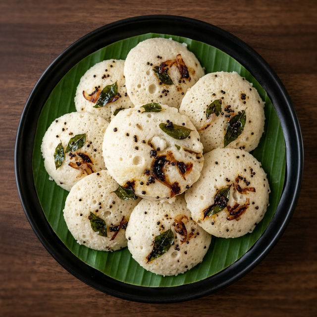 Tadka Idli (Tempered Rice & Lentil Cakes).