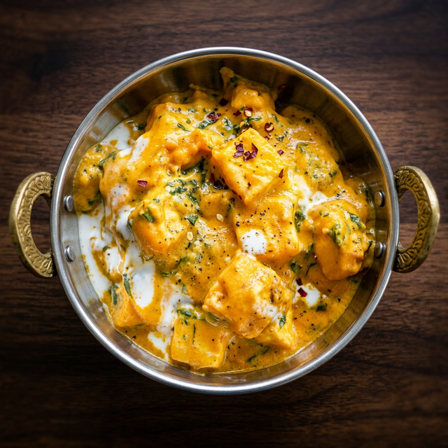 Tofu Methi Malai (Tofu in Fenugreek Cream Sauce)