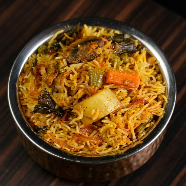 Veg Biryani.
